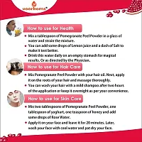 Voorkoms Pomegranate Peel Powder (Punica Granatum/Anar Peel Powder) For Face Pack | Hair Pack | Acne-Spot Treatment | Hair fall Treatment - 100 GM-thumb4