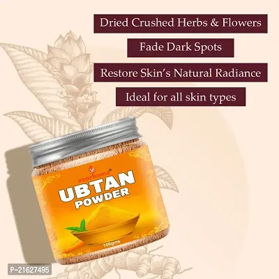 Voorkoms Ubtan Powder Face Pack (Dulhan Special) for Face, Body - Fairness, Lightening, Tanning, Glowing Skin, Remove Dead Skin, Turmeric Moisturizer 100 Gram-thumb2