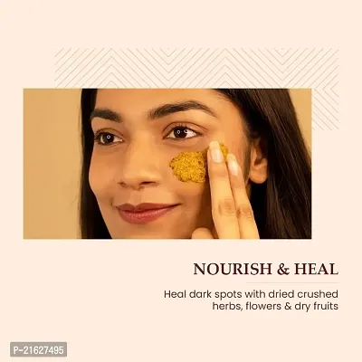 Voorkoms Ubtan Powder Face Pack (Dulhan Special) for Face, Body - Fairness, Lightening, Tanning, Glowing Skin, Remove Dead Skin, Turmeric Moisturizer 100 Gram-thumb3