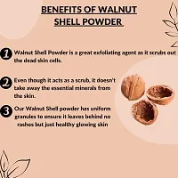 Voorkoms Walnut Shell Powder 100g | The Right Particle Mesh for Natural Face Scrubs Soaps  Exfoliating Face Masks | Exfoliates Skin Gently-thumb2