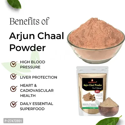 Voorkoms Arjun Chaal Powder Natural Heart Tonic for Cardiovascular Support  Hypertension Management 100gm-thumb5