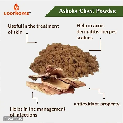 Voorkoms Ashoka Chaal Powder Herbal Supplement for Women's Health  Hormonal Balance 100gm-thumb2