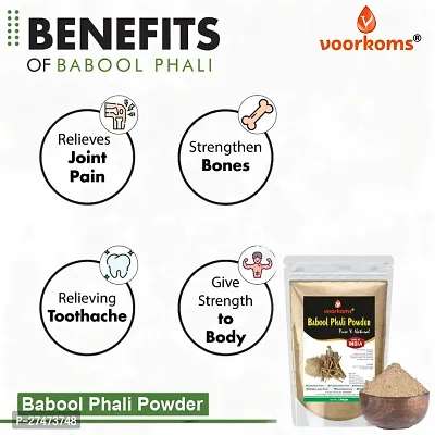 Voorkoms Pure BaboolPhali Powder Herbal Supplement for Digestive Health  Immune Support 100gm-thumb2