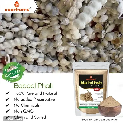 Voorkoms Pure BaboolPhali Powder Herbal Supplement for Digestive Health  Immune Support 100gm-thumb5