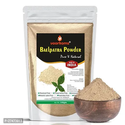 Voorkoms Premium Baelpatra Powder Herbal Supplement for Digestive Health  Immune Support 100gm-thumb0