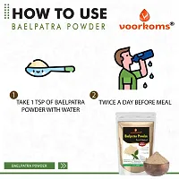 Voorkoms Premium Baelpatra Powder Herbal Supplement for Digestive Health  Immune Support 100gm-thumb2