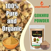 Voorkoms Premium Gokhru Powder Ayurvedic Herbal Remedy for Male Health  Vitality 100gm-thumb2