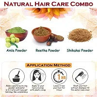 Amla, Reetha and Shikakai Powder for Hair Growth and Shining Hair Care Powder-thumb2