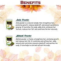 Shikakai, Reetha, Amla and Mehndi Powder for Hair Coloring  Shining Hair Powder-thumb2