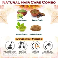 Shikakai, Reetha, Amla and Mehndi Powder for Hair Coloring  Shining Hair Powder-thumb1