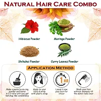 Hibiscus, Shikakai, Moringa and Curry Leaves Powder for Help Hair Growth Powder-thumb3