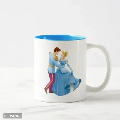 CINDERELLA AND PRINCE CHARMING PRINTED PHOTO MUG set ideal for your SISTER, FRIENDS, FAMILY MEMBERS-thumb0