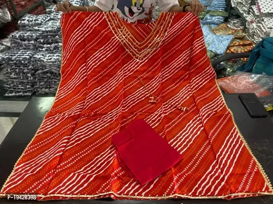 Beautiful Red Rayon Fabric Kaftan With Pant-thumb3