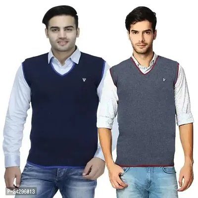 Fancy Wool Sweaters For Men Pack Of 2-thumb0