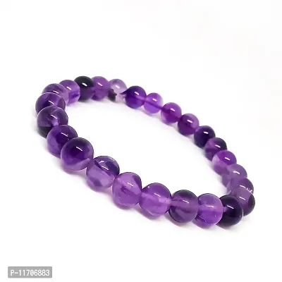 Natural Amethyst Bracelet For Men's And Women | Gemstone Bracelet-thumb0