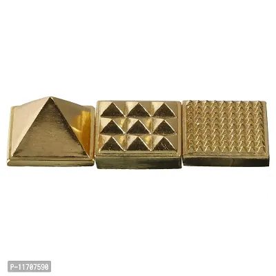 Paru Giftvilla Brass Vastu Pyramid for Home & Office Feng Shui Products North-West Vaastu Dosh Nivaran