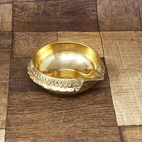 Generic Brass Diwali Diya Kuber Diya Pooja Deepak (Set of 4) (OT1222)-thumb3