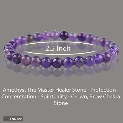 Amethyst Crystal Bracelet By magical crystal agate stones-thumb4