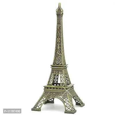Mohangifts Paris Souvenir Famous Landmark Collectibles Eiffel Tower Replica Metal Miniature Statue Medium 7