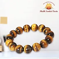 Shubh Sanket Vastu Crystal Tiger Eye ( beads 8 mm) Bracelet 3 inches-thumb2