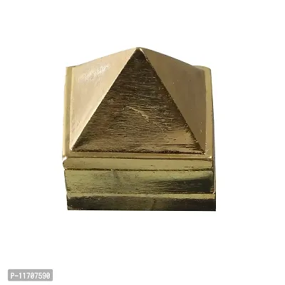 Paru Giftvilla Brass Vastu Pyramid for Home & Office Feng Shui Products North-West Vaastu Dosh Nivaran-thumb2