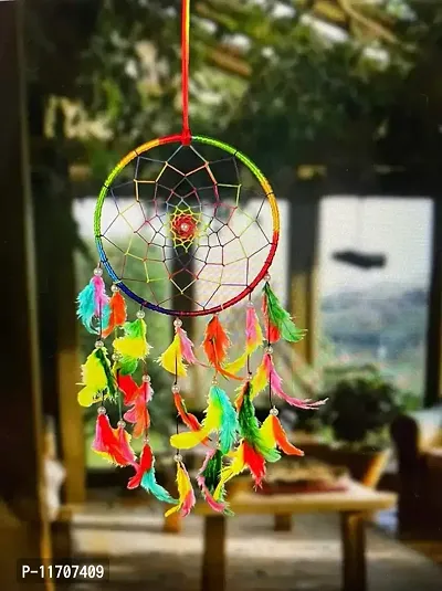 R D Brass Dream Catcher Figurines Small, Multicolor, 1 Piece-thumb3