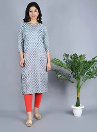 Bachuu Women's Pure Cotton Printed Straight Kurti-thumb3