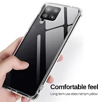 Caseline Back Cover for Samsung Galaxy A12 Transparent Grip Case Silicon Pack of 1-thumb4