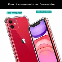 Caseline Back Cover for Apple iPhone 11 Transparent Grip Case Pack of 1-thumb3