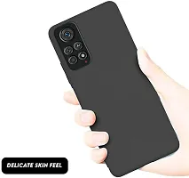 Caseline Back Cover for Redmi Note 11 PRO Plus 5G Redmi Note 11 PRO 5G Black Grip Case Silicon Pack of 1-thumb4