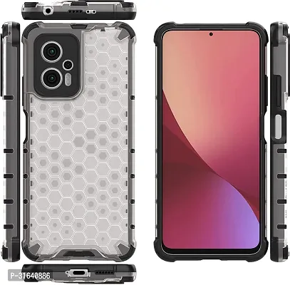 Caseline Back Cover for POCO F5 POCO F5 5G Transparent Grip Case Pack of 1-thumb4