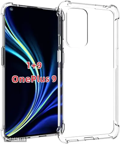 Caseline Back Cover for ONEPLUS 9 PRO Transparent Grip Case Pack of 1-thumb0