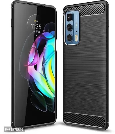 Caseline Back Cover For Motorola Moto Edge 20 Pro Moto Edge 20 Pro Black Grip Case Pack Of 1