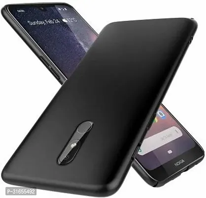 Caseline Back Cover for NOKIA 3.2 Black Grip Case Silicon Pack of 1