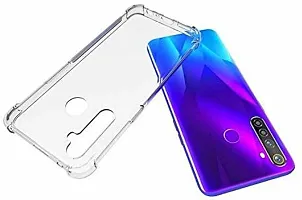 Caseline Back Cover for Realme 5 Pro Transparent Shock Proof Pack of 1-thumb2