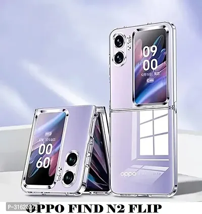 Caseline Back Cover for OPPO Find N2 Flip Transparent Pack of 1-thumb0