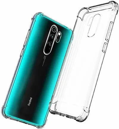 generic Transparent Premium Look Bumper Cases Compatible for Xiaomi Redmi Note 8 Pro