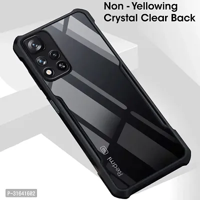 Caseline Back Cover for Xiaomi 11i HyperCharge 5G Xiaomi 11i Redmi 11i HyperCharge 5G Black Grip Case Pack of 1-thumb3