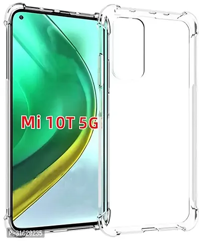 Caseline Back Cover for Mi 10T Mi 10T Pro Transparent Grip Case Pack of 1-thumb0