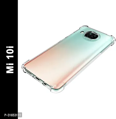 Caseline Back Cover for Mi 10i Transparent Grip Case Pack of 1