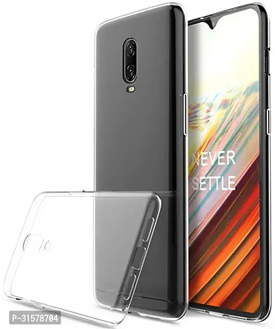 Caseline Back Cover For Oneplus 7 Transparent Grip Case Silicon Pack Of 1