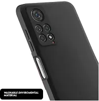 Caseline Back Cover For Redmi Note 11 Pro Plus 5G Redmi Note 11 Pro 5G Black Grip Case Silicon Pack Of 1-thumb2