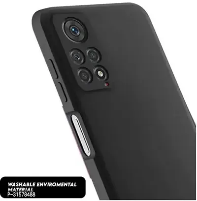 Caseline Back Cover For Redmi Note 11 Pro Plus 5G Redmi Note 11 Pro 5G Black Grip Case Silicon Pack Of 1-thumb3