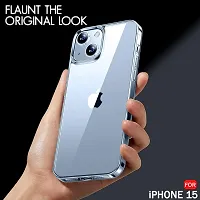 Caseline Back Cover for APPLE iPhone 15 Plus iPhone 15 PlusTP Transparent Grip Case Pack of 1-thumb2