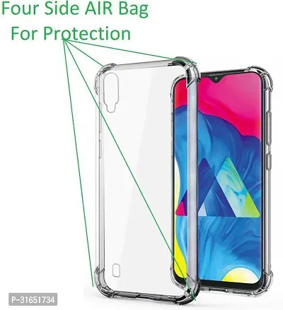 Caseline Back Cover for SAMSUNG GALAXY M10 Transparent Grip Case Pack of 1-thumb2