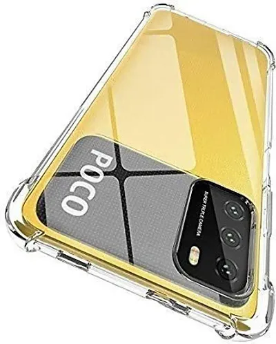 Poco m3 Edge to Edge Protective Transparent Back Cover for Xiaomi Poco M3 by sf Printz