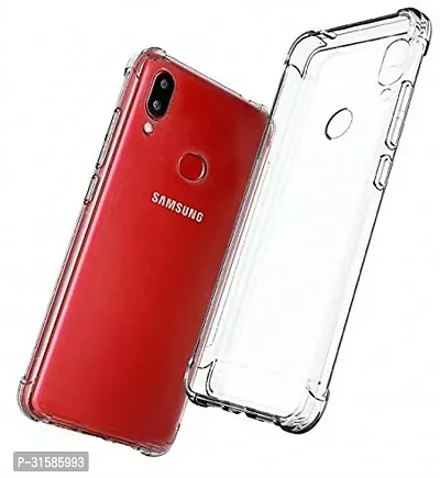 Caseline Back Cover for Samsung Galaxy A10s Transparent Grip Case Pack of 1-thumb0