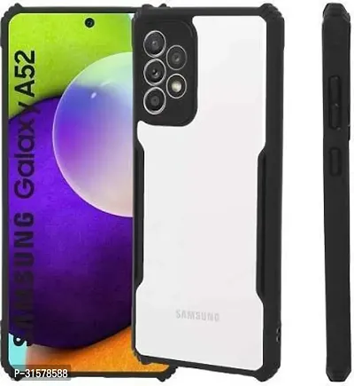 Caseline Back Cover For Samsung Galaxy A52 5G Samsung Galaxy A52 Samsung Galaxy A52S 5G Black Grip Case Pack Of 1-thumb0