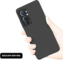 Caseline Back Cover for Oneplus 9RT One plus 9RT Oneplus 9RT 5G 1Plus9 RT Black Grip Case Silicon Pack of 1-thumb1