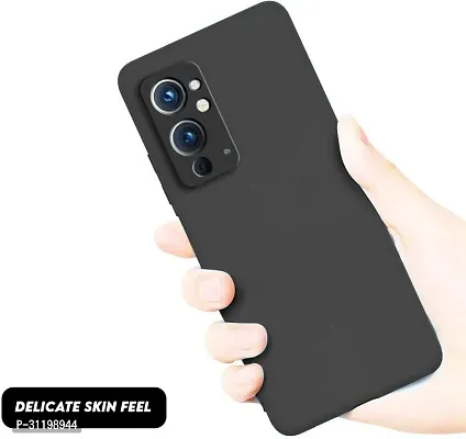 Caseline Back Cover for Oneplus 9RT One plus 9RT Oneplus 9RT 5G 1Plus9 RT Black Grip Case Silicon Pack of 1-thumb2